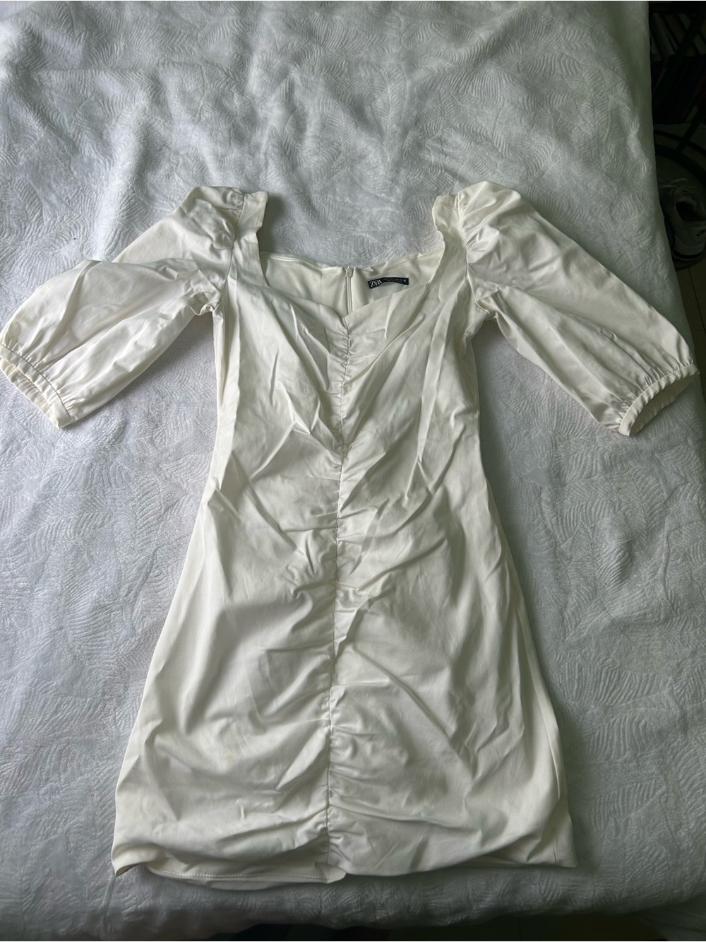 Zara Cream Top with Subtle Texture